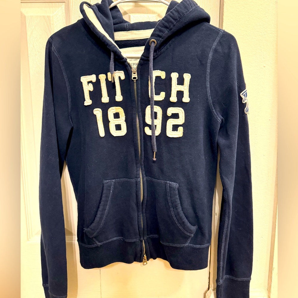 Abercrombie & Fitch Dark Blue Hoodie